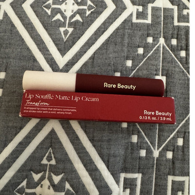 Rare Beauty Lip Soufflé Matte Lip Cream, Transform Shade, 0.13 fl oz (3.9 mL)