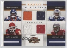 2010 Threads Rookie Collection Quad Materials Demaryius Thomas Dez Bryant k5i