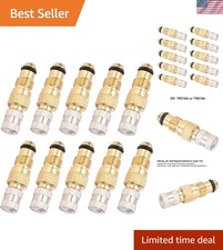 Heavy Duty Brass Tractor Valve Stems Tr218a Tr618a - 10 Pack For Tire Inflation Heavy Duty Brass Tractor Valve Stems Tr218a Tr618a - 10 Pack For Tire Inflation