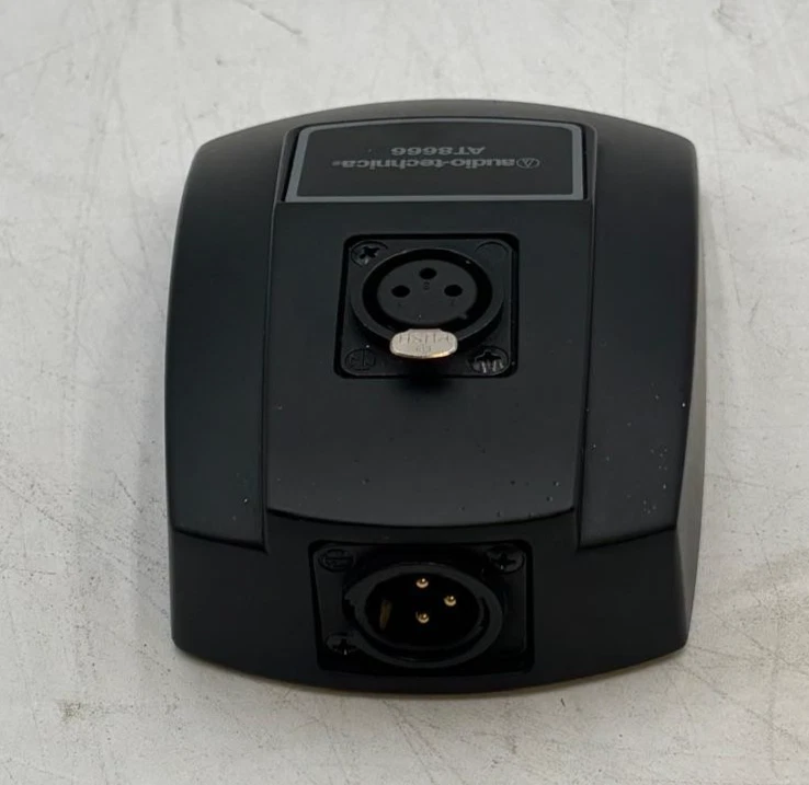 Audio Technica AT808G 鹅颈心型动态控制台麦克风带AT8666支架 — 第 4/4 张图片