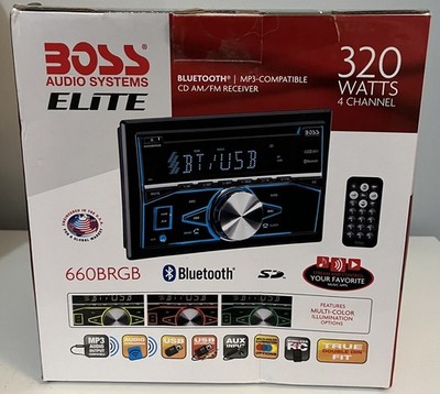 Boss Audio Systems Elite 660BRGB Bluetooth CD AM/FM Receiver
