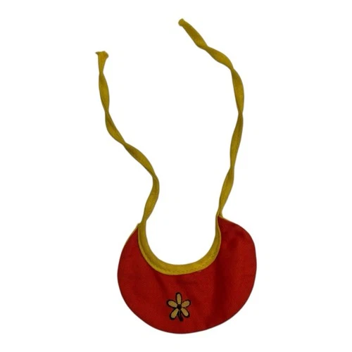 Vintage Tutti Plantin Posies #3609 Sun Visor Hat Orange Yellow 1966 Mattel