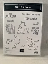 RHINO READY Stamp Set Stampin Up Built Tough Wild Birthday 2508