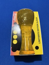 McDonalds Coca Cola Glas limited Edition 2022 Gelb Neu
