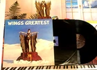 Paul McCartney  The Beatles Solo &  Wings Greatest Hits Lp w poster Vg+