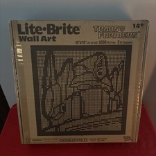 Transformers Lite Brite Wall Art 16" x 16" w/6000 pegs