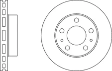 Vented Brake Discs and Pads Front Proformer PBD8197+PBP7261 fits PEUGEOT BOXER