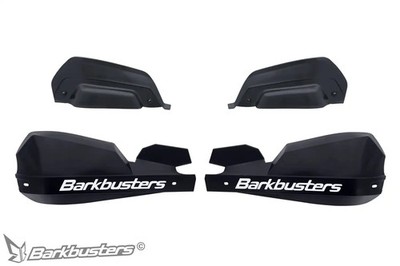 BarkBusters VPS Kunststoffschutz nur - schwarz mit weißem Logo
