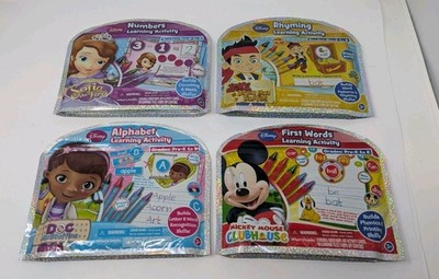 Disney Learning Activity 4 Packages Numbers Rhyming Alphabet First Words New