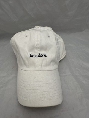 Nike Heritage 86 White Hat Cap Just Do It Adjustable Strapback