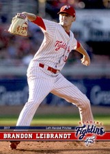 2017 Reading Fightins Update Grandstand #16 Brandon Leibrandt Alpharetta Georgia