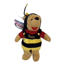 Disney Store Winnie the Pooh Bumble Bee Mini Bean Bag Plush 8 Inch NWT Vintage