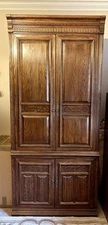 Ethan Allen Charter Oak Armoire / Media Cabinet