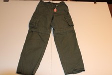 Boy Scouts of America BSA Youth Pants Short Size 14 Green Switchback Convertible