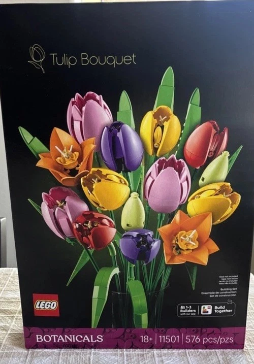 Lego 11501 BOTANICALS Tulip Bouquet 576 pcs Sealed In Box! Ships Now!