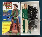 Marx Johnny West Canadian Green Johnny West With Box & Accessories.