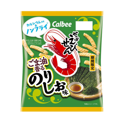 Japan Calbee Kappa Ebis Sesamöl & Nori Salz Geschmack Snacks 64g × 12 Beutel
