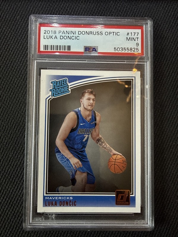 2018 PANINI DONRUSUSS OPTIC LUKA DONCIC PSA 50355825