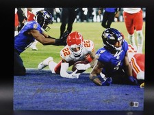 Trent McDuffie Signed Autographed 11x14 Photo Kansas City Chiefs Champ BAS COA A