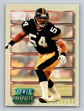 1993 Pro Set Power Update - Power Prospects #PP32 Chad Brown Pittsburgh Steelers