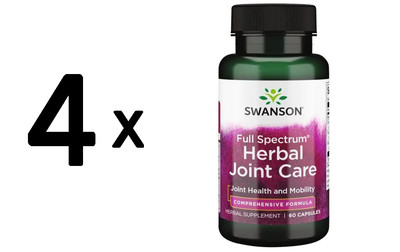 4 x Swanson Full Spectrum Herbal Joint Care - 60 caps (133,29 EUR/kg)