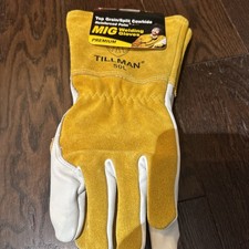 Tillman 50L Leather Premium Top Grain and Split Cowhide Welding GLOVES MIG Large