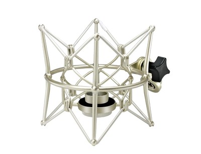 SUUNTOK Microphone Shock Mount Compatible with U87 Ai, Champagne 
