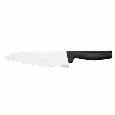 Fiskars Hard Edge Kochmesser Groß, Küchenmesser, Messer, 33 cm, Edelstahl