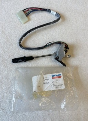 NOS MoPar 1981-83 K Car 2 Speed Wiper Washer Switch & Lever Aries 600 Reliant