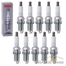 10x NGK ZÜNDKERZE PFR6W-TG FÜR AUDI A6 4F C6 S6 06-11 A8 4E S8 06-10