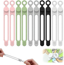 Cord Cable Organizer,2026 Upgrade Silicone Cable Ties,Cable Management Headphone