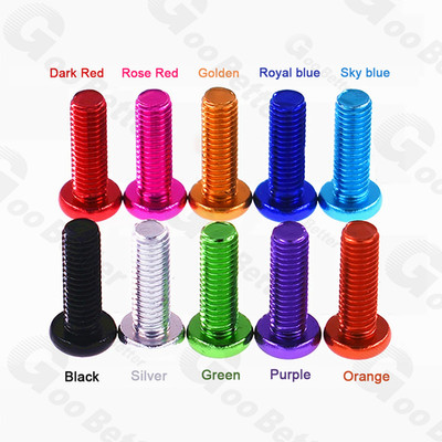 M6 Pan / Button Head Socket Screws Aluminum Alloy Anodized Hex Allen Dome Bolts