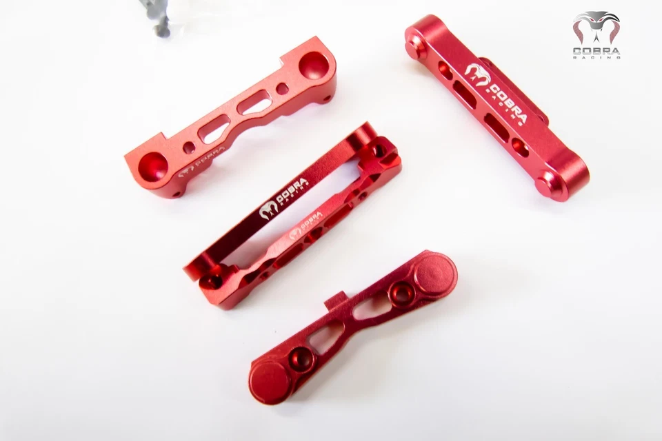 JUEGO COMPLETO de soportes de suspensión de aluminio CR para ARRMA 6s BLX Kraton Typhon y más... Foto 4 de 4