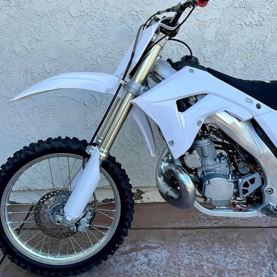 Kit de carrocería de carenado de plástico Restyle para Honda CR125R CR250R 02-07 blanco ABS Foto 4 de 4