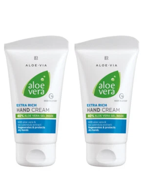 LR HEALTH & BEAUTY SYSTEMS GMBH LR Aloe VIA Aloe Vera Extra Reichhaltige Handcreme Handcream Extra Rich 2x 75ml
