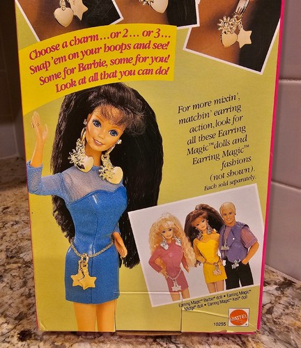 1992 Earring Magic Barbie- Blonde With Blue Dress *Brand New* - Picture 5 of 5