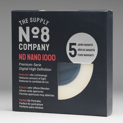ND Filter ND1000 (10 Stops) Multicoated Nano-X Vergütung 49 mm