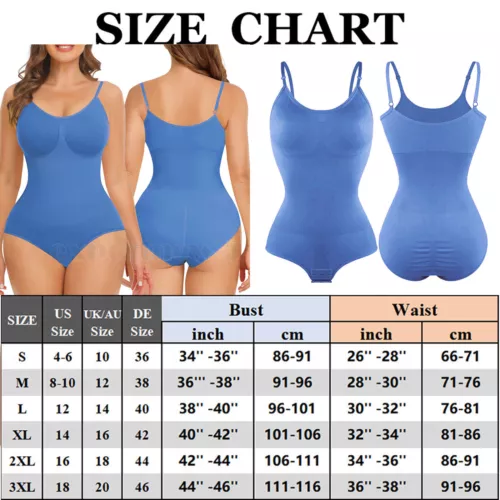 Bauchkontrolle Bodysuit Slip Sculpting Shaper Tank Top Bodys Snatched Waist - Bild 32 von 66