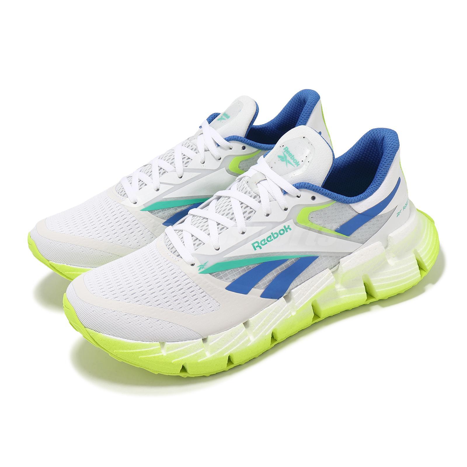 Reebok Floatzig 1 White Lime Blue Men Road Running Jogging Shoes 100206728