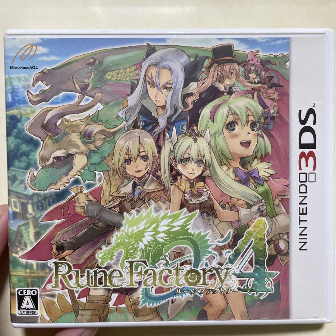 Rune Factory 4 Nintendo 3DS Marvelous Simulation Game CTR-P-AR4J w