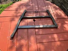 ANTIQUE BUCKSAW W/WOODEN HANDLE AND SUPPORT