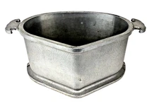 Vintage Guardian Service Roasting Pan Triangle Heart Cast Aluminum No Lid