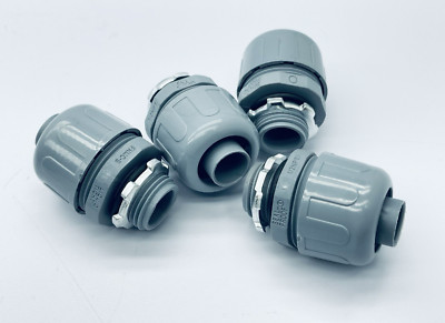 4) SUPERFLEX SEALPROOF 8403 NON-METALLIC STRAIGHT CONNECTOR LIQUIDTIGHT 1/2''