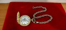 VTG. STATUE OF LIBERTY "Limited Edition" Commemorative SWISS MADE Pocket Watch.