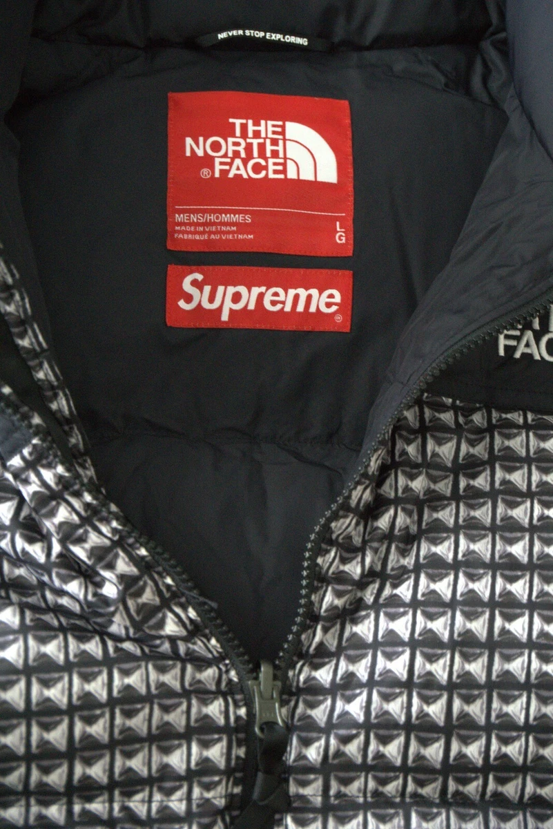 Supreme x Northface Studded Nuptse Vest Large (BLACK) SS21 | eBay