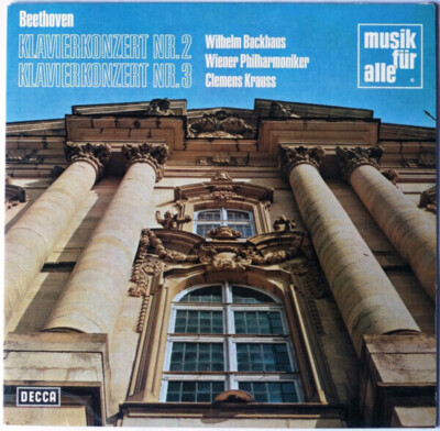Beethoven Klavierkonzert Nr. 2 / Klavierkonzert Nr. 3 Decca Vinyl LP