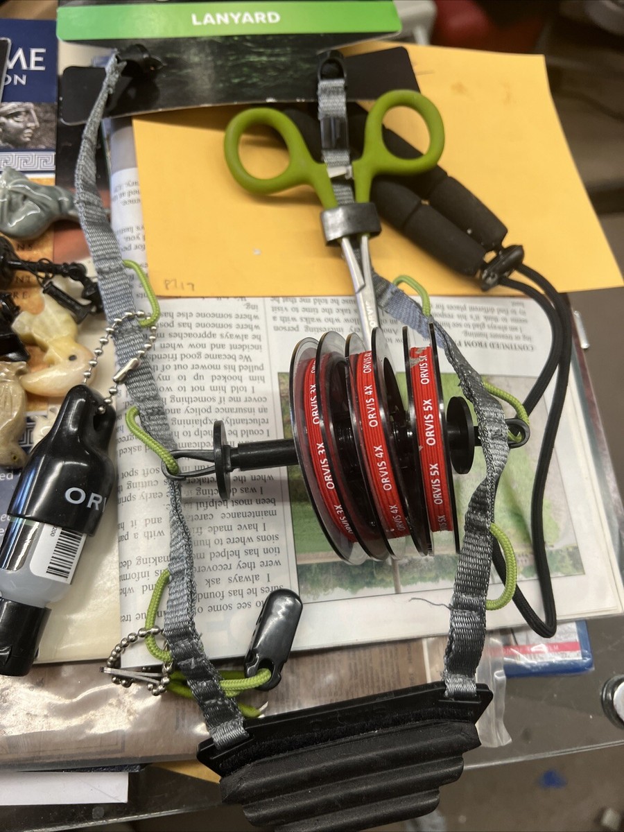 Fly Hunter Orvis Fly Fishing Lanyard Keeps Tools Handy (Loaded