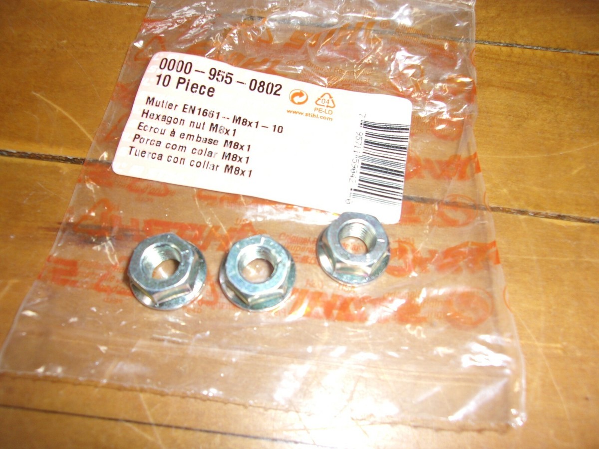 3 Pack Stihl OEM Flywheel Nut's (3) 290 310 250 044 390 0000-955