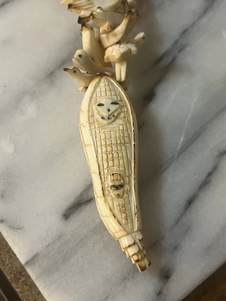 手工雕刻玉米少女恋物癖无颈 — 第 3/3 张图片