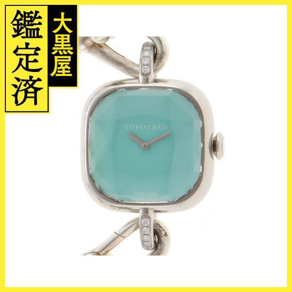 Tiffany Watch Hardware Watch Quartz 73331277 SS SV Blue Dial Women s 431 21